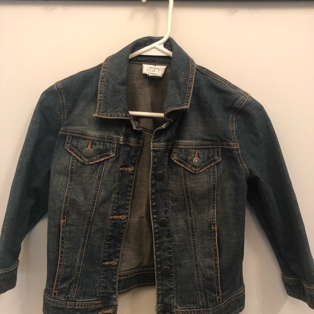 Ann Taylor Loft Womens Jean Jacket